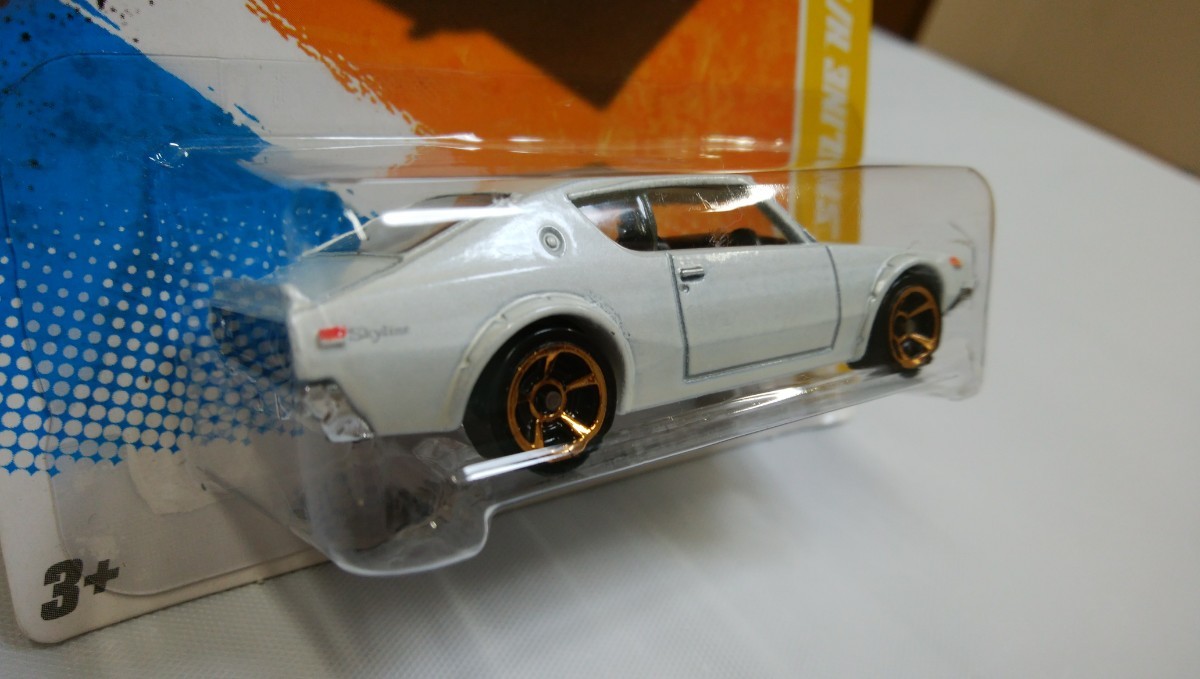 絶版！美品！HOT WHEELS 1/64 SKYLINE H/T 2000 GT-R スカイライン ケンメリ （白）　_画像6