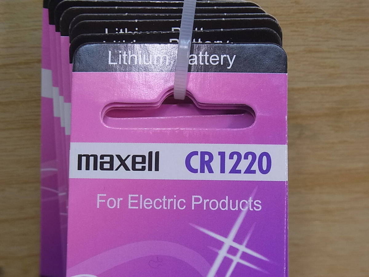 *N/095*[ не использовался товар ]mak cell maxell* lithium монета батарейка *30 шт. комплект *CR1220