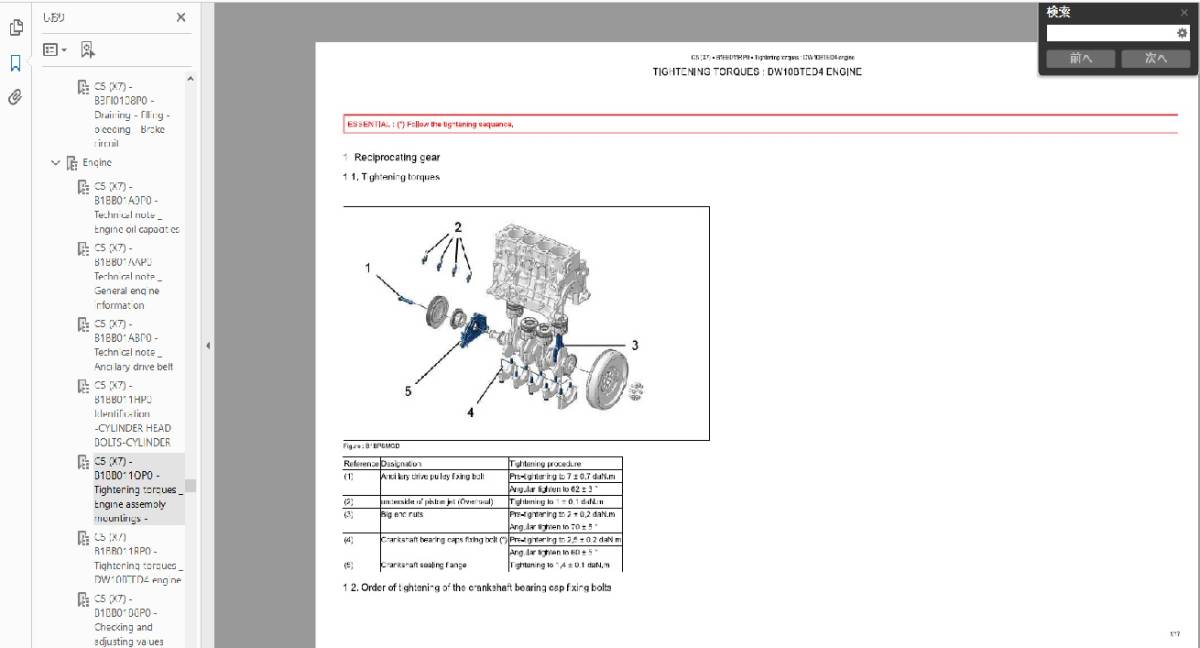  Citroen C5 (2007-2017) Work магазин manual сервисная книжка 