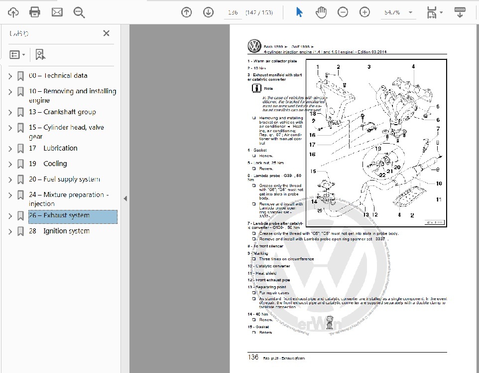  VW GOLF4（ゴルフ4）MK4 整備書　ワークショップ　サービスマニュアル＆配線図_画像4