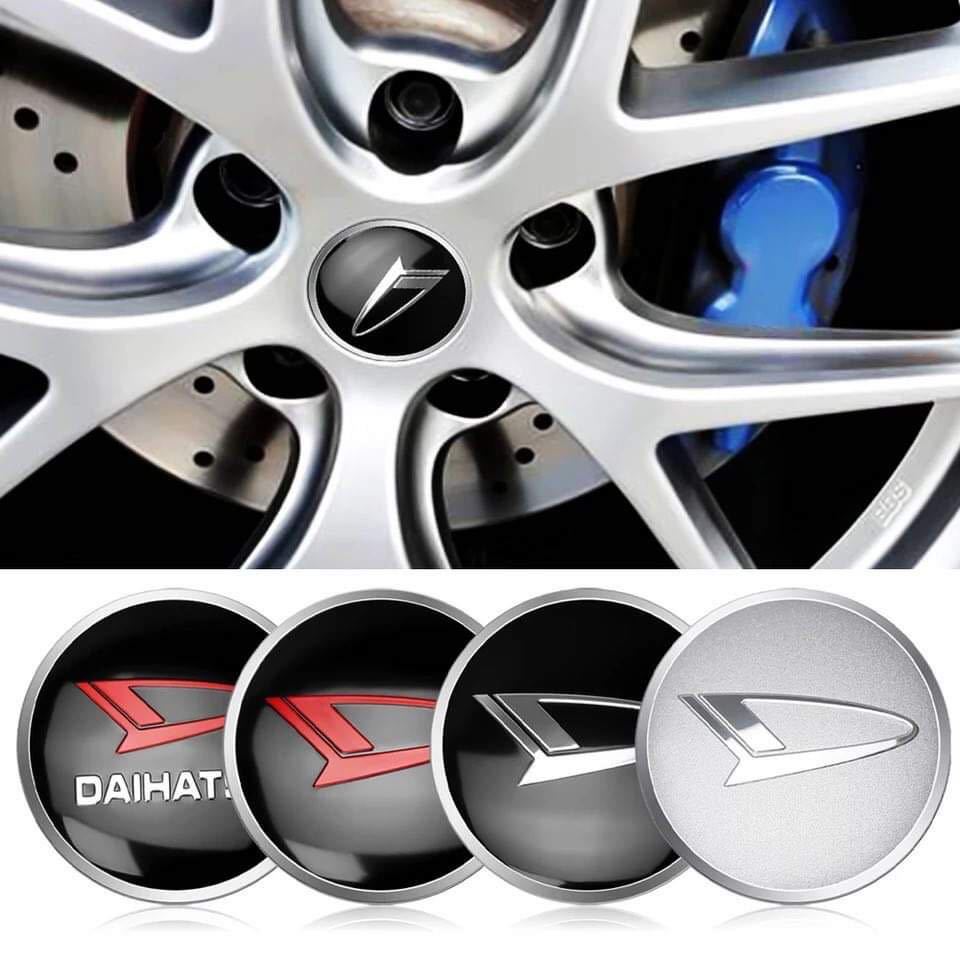  Daihatsu для центральный колесный колпак стикер 56mm черный, красный 