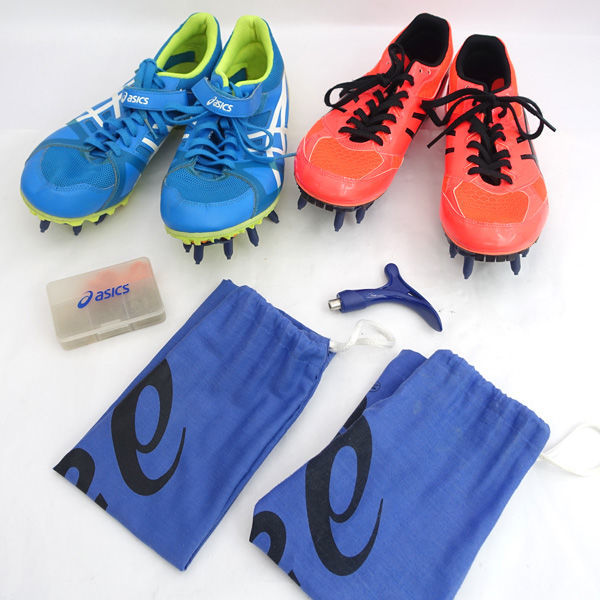 * Asics spike track-and-field 2 point . summarize EFFORT HEATFLAT FR 7 26cm 27.5cm 1091A014 TTP526(0220478534)