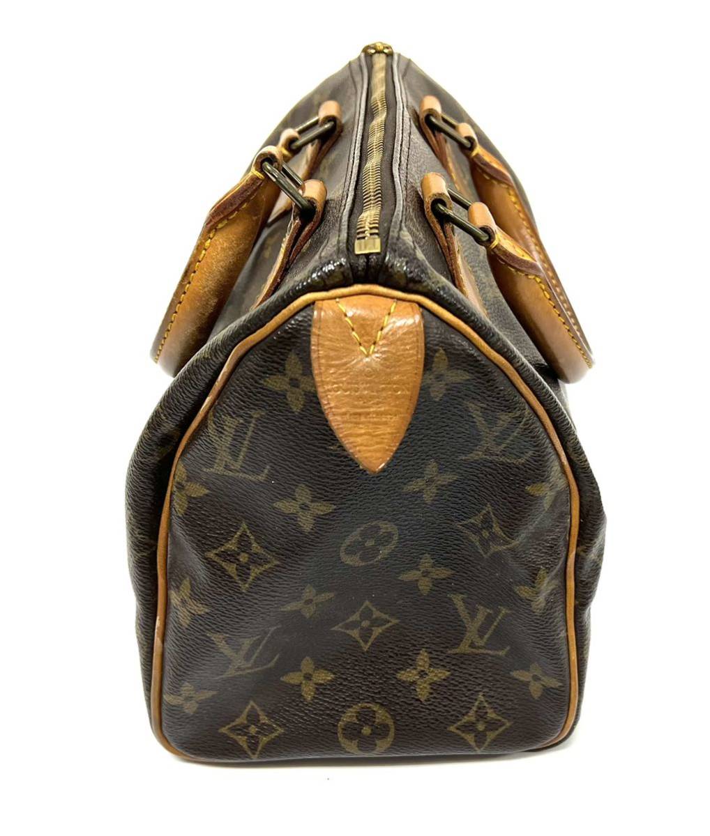 LOUIS VUITTON ルイヴィトン LV モノグラム スピーディ25 S912 ハンドバッグ ミニボストン ブラウン 手提げ 手持ち ヴィトン 0205①_画像5