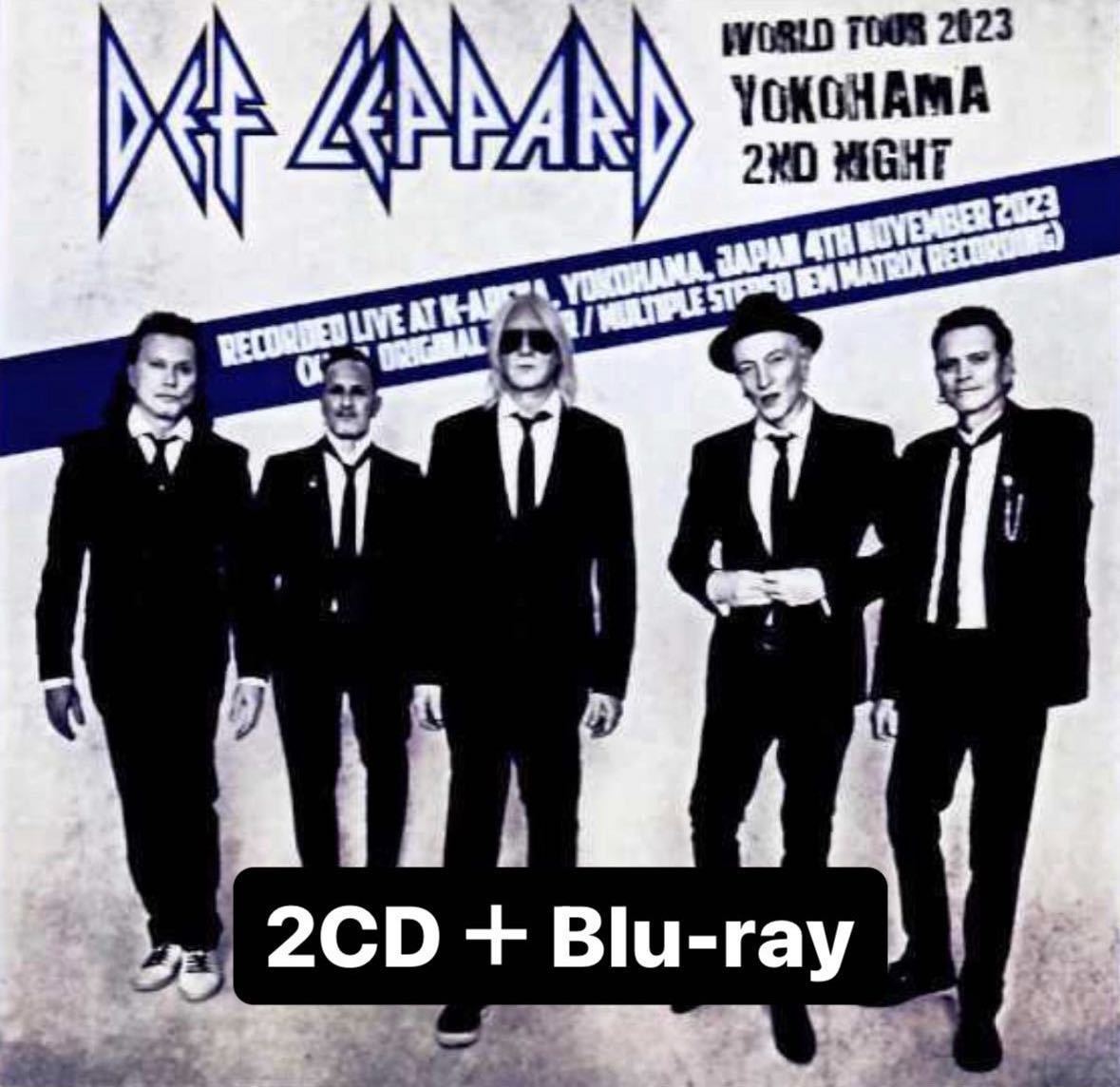 値下げ【在庫僅か】Def Leppard Kanagawa,Japan 11.4.2023 （2CD＋Blu-ray）デフレパード