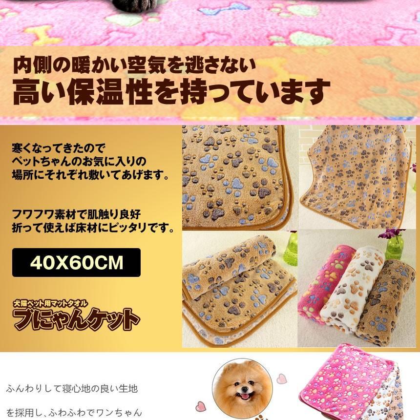 ブにゃんケット 3枚セット ペット ブランケット 毛布 犬猫ペット用 マット タオル ソフト フリース 60x40cm BNYANKETの画像3