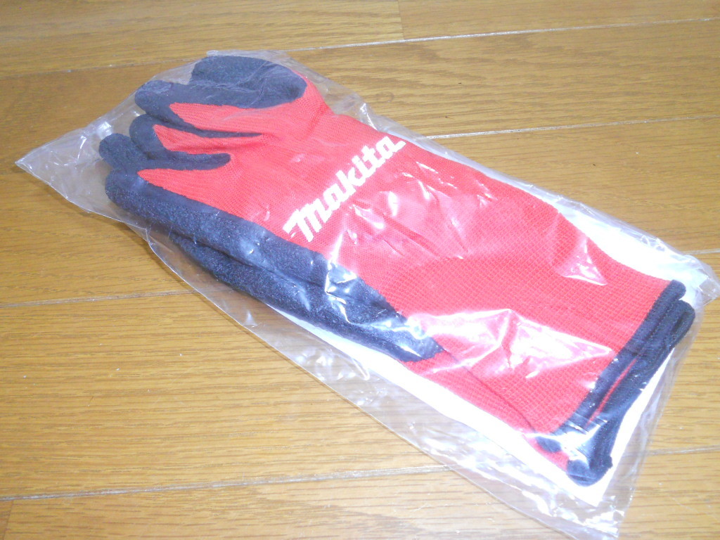 * Makita makita gloves army hand glove red × black free size *
