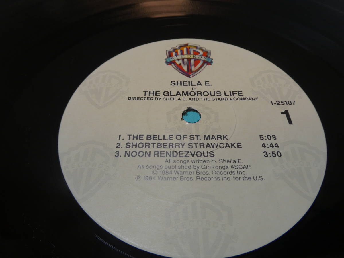 即決！盤極美品！プリンス Prince関連！シーラ・E Sheila E. / The Glamorous Life US盤LP の画像3