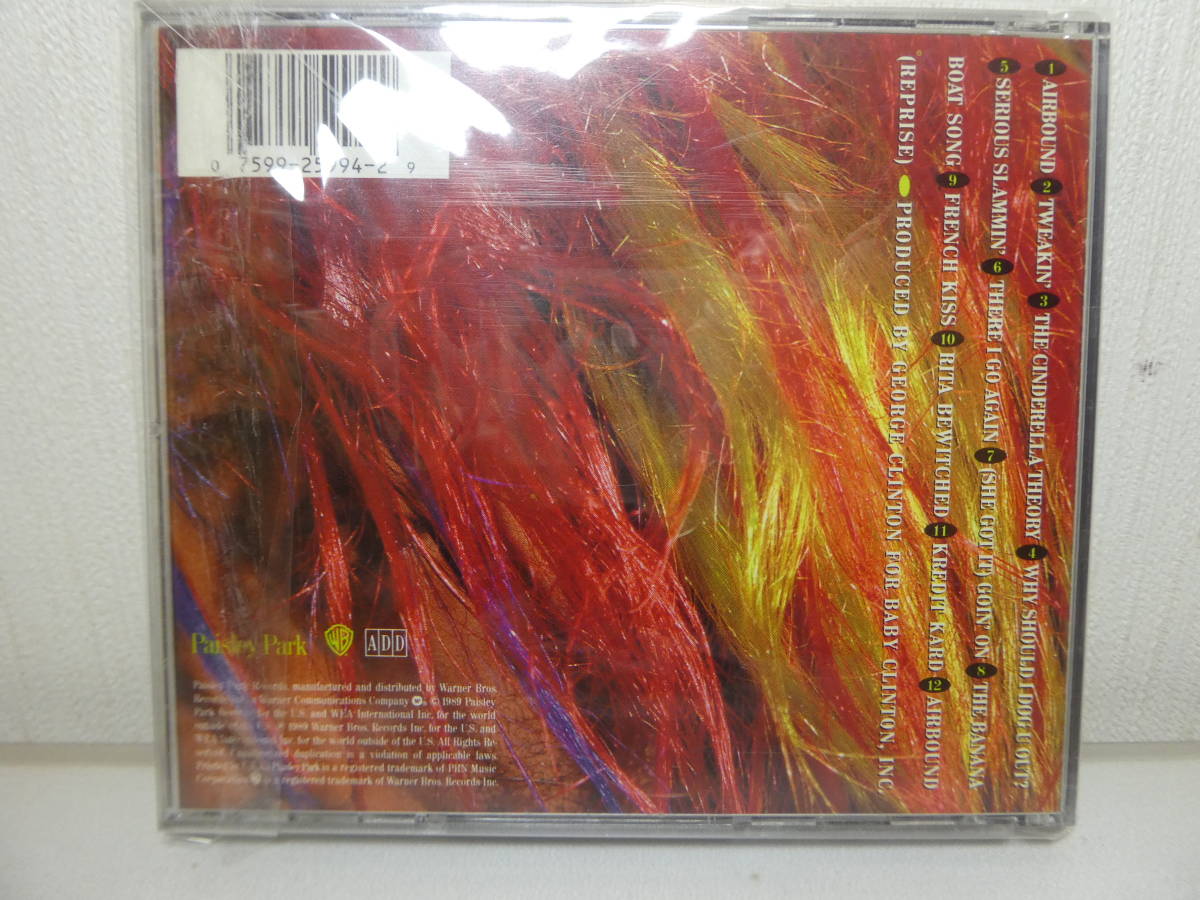 Princeプリンス関連！George Clinton　ジョージ・クリントン　/　The Cinderella Theory　US盤CD　ペイズリー・パーク・レーベル_画像2