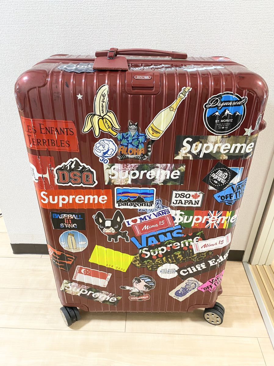 【希少品】リモワ RIMOWA サルサデラックス SALSA DELUXE ブラウン Brown マルチホイール Multiwheel 4輪 スーツケース キャリーバッグ _画像1