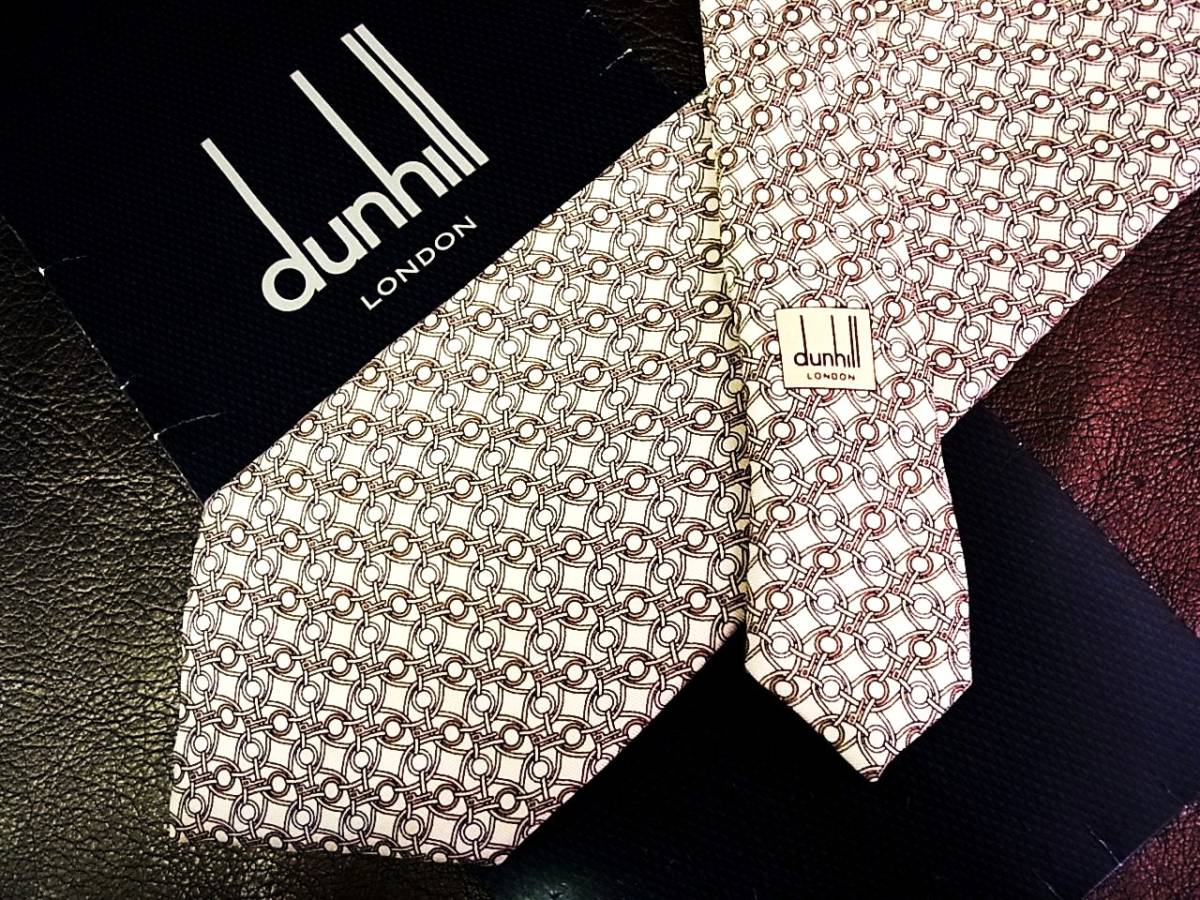 ●bv0024●良品●【ｄunhill】ダンヒル【総ｄロゴ】ネクタイ★_画像2