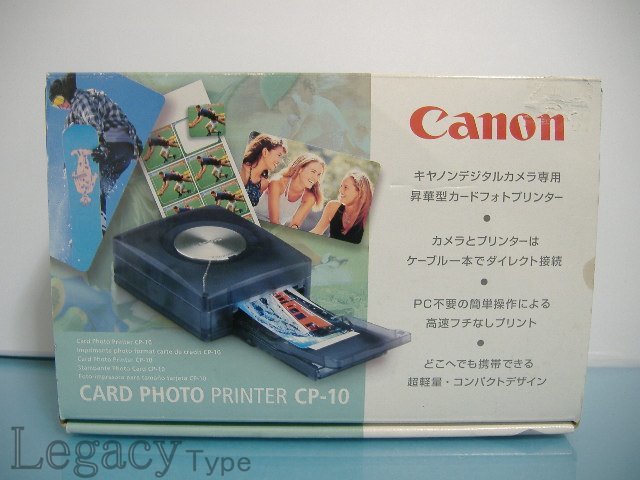 【CANON デジタルカメラ専用昇華型カードフォトプリンター　CP-10 】_画像1