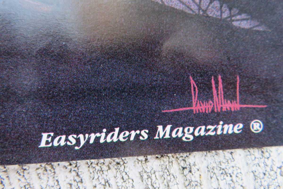 當(dāng)時(shí)物 70's David Mann Easyriders ポスター ハーレー アメリカ ヴィンテージ ガレージ インテリア USA USED（A-434） 