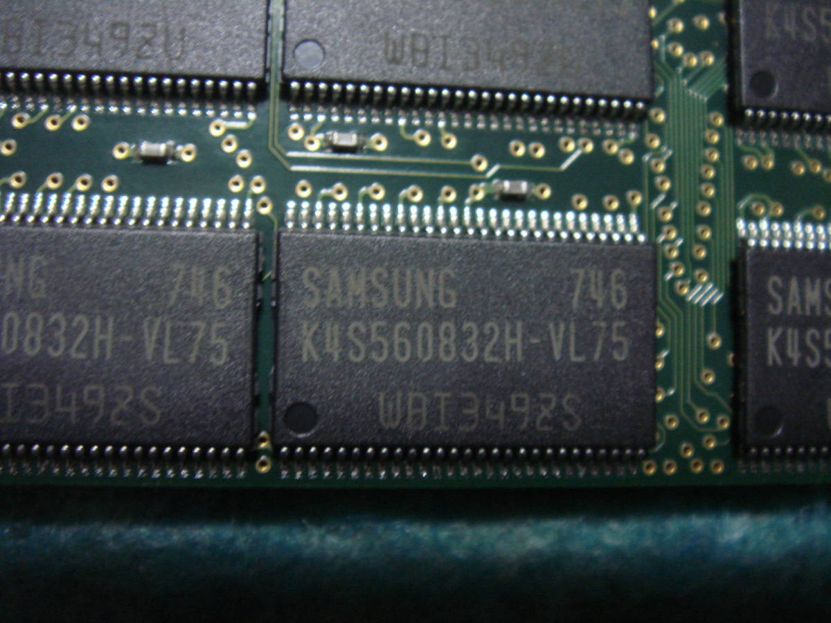 SO-DIMM PC133 144Pin 512MB Note for memory 