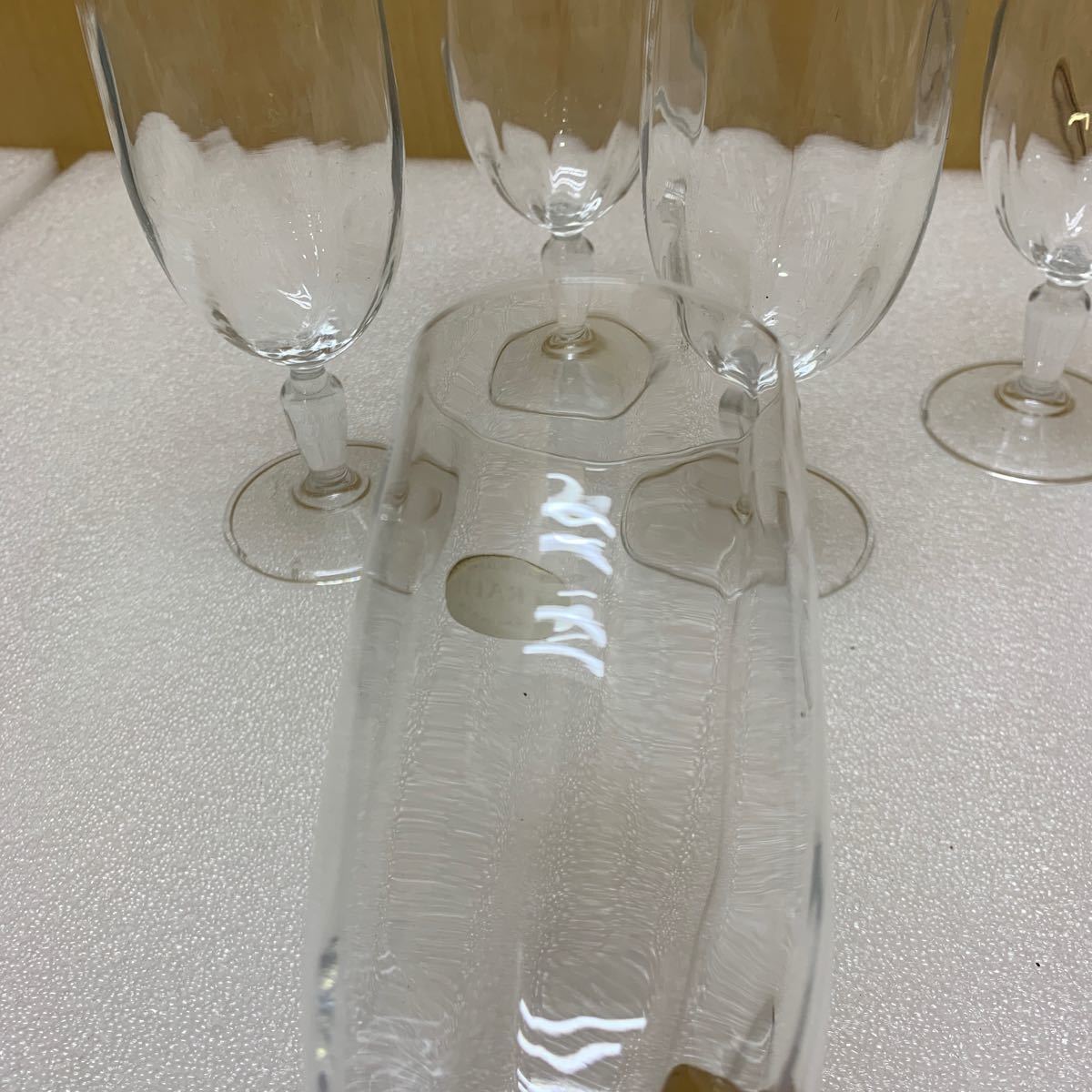MK5678 【未使用】石塚硝子 グラス 5個セット STRAHL ADERIA GLASS シュトラール ゴブレット グラス 20240228_画像9