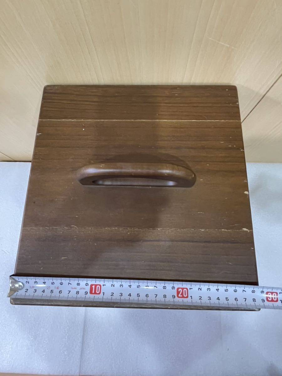 RM7173 木製 ミラー付き　メイクボックス化粧収納箱　コスメボックス 小物入れ引き出 0220_画像9