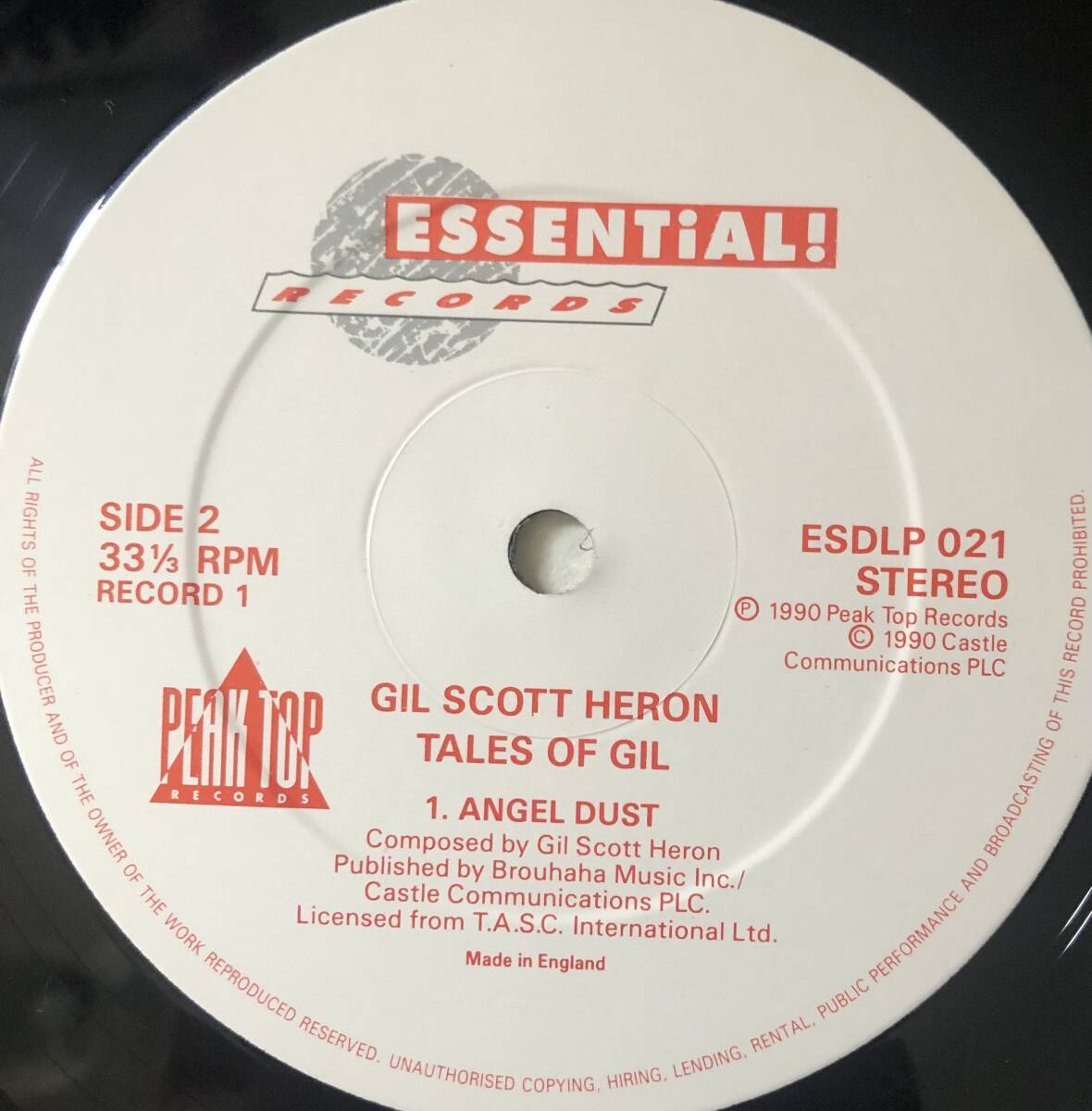 美盤 Gil Scott Heron / Tales of Gil LP 2枚組 レコード ukオリジナル盤 90年ドイツライヴ bottle収録_画像5