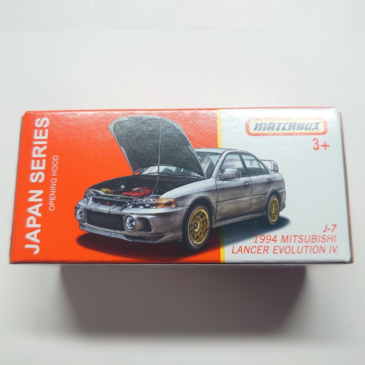 《人気》マッチボックス MATCHBOX ジャパンシリーズ J-7 1994 三菱 ランサーエボリューションⅣ 銀 ミツビシ スポーツカー ミニカー 同梱可_画像3