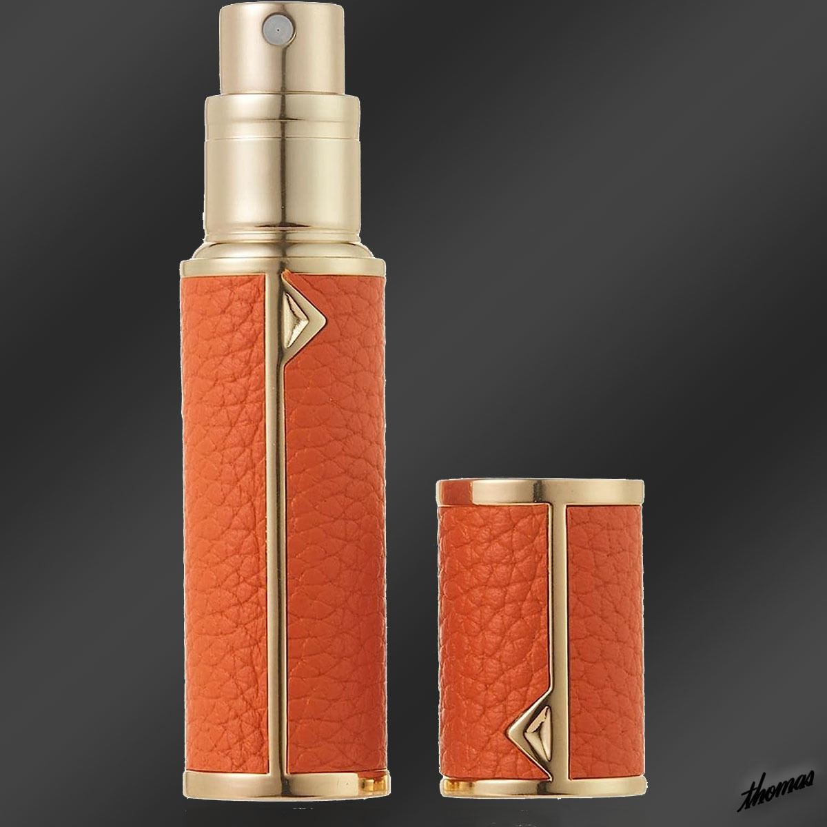 * orange × Gold line * atomizer capacity 5ml compact unification metal Bubble b filling easy Charge fashion item perfume bin 