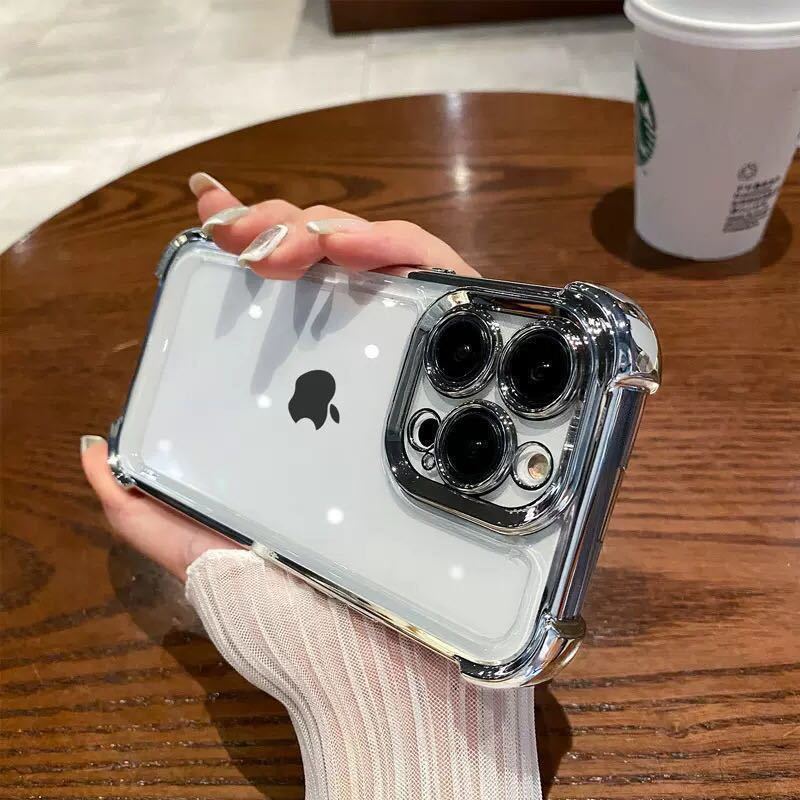 iPhone 14 plus クリアケース アイフォン14 プラス レザーケース iPhone 14 plus カバー 透明 耐衝撃 レンズ保護 s_画像1