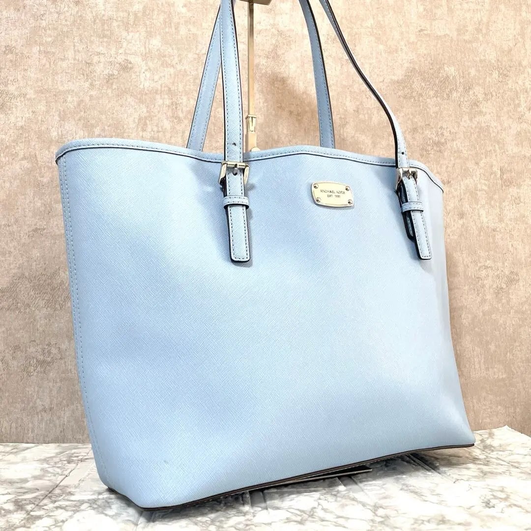 MICHAEL KORS マイケルコース　スカイブルー　トートバッグ