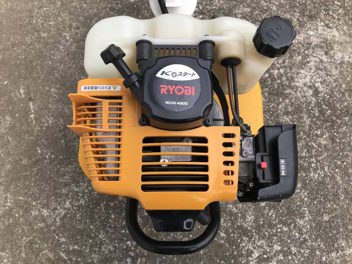 ☆RYOBI RCVK-4300 Karスタート耕運機 リョービ 畑 農業 エンジン耕うん機 コンパクト_画像7