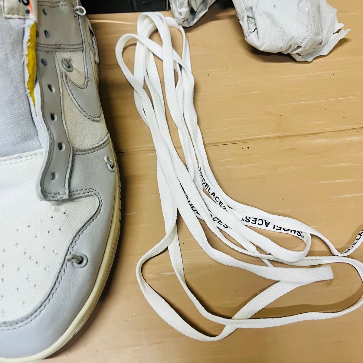 NIKE オフホワイト × ナイキ ダンク ロー 1 OF 50 "49" 26.5cm 美中古 US8.5 OFF-WHITE