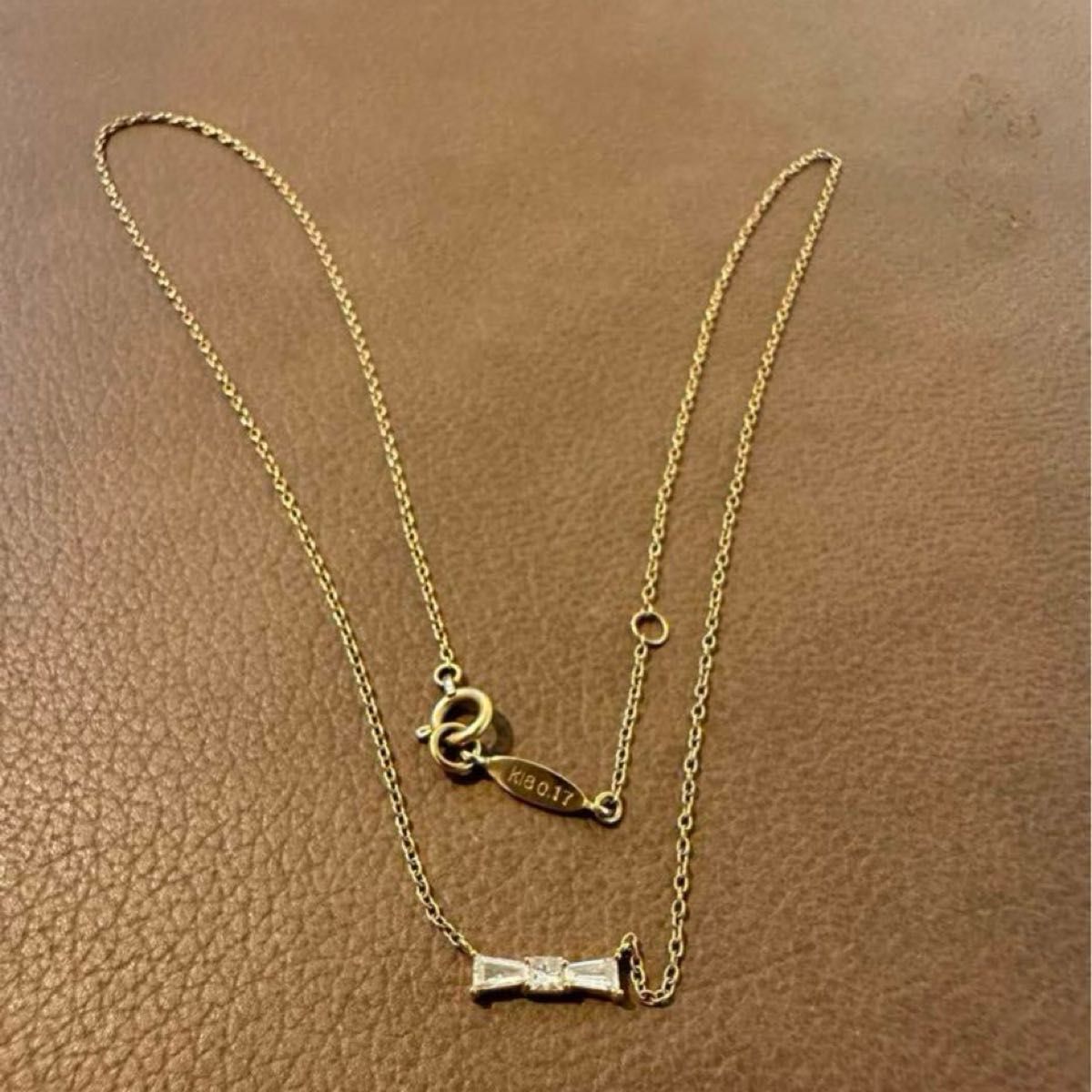 美品 AHKAH タイネックレス Lサイズ 18K YG 0 17カラット|Yahoo 美品 AHKAH タイネックレス Lサイズ 18K YG 0 17カラット|Yahoo