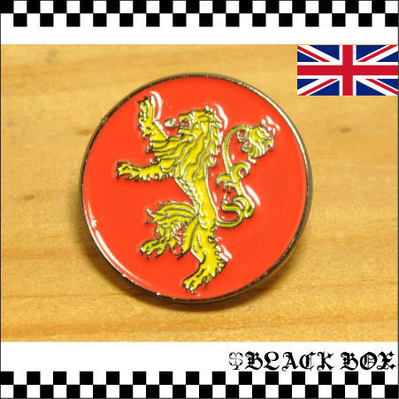 英国 インポート Pins Badge ピンズ ピンバッジ 画鋲 SCOTLAND Lion スコットランド ライオン MODS モッズ PUNK パンク イギリス UK GB 429_画像1