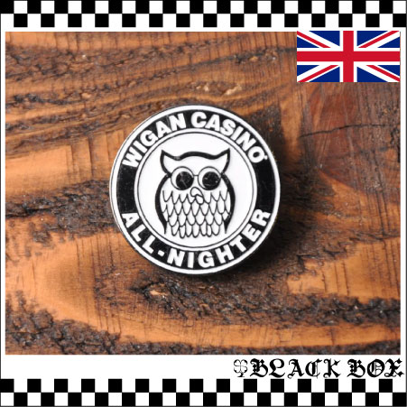 英国インポート Pins Badge ピンズ ピンバッジ WIGAN CASINO NORTHERN SOUL ノーザンソウル イギリス UK GB ENGLAND イングランド 162_画像1