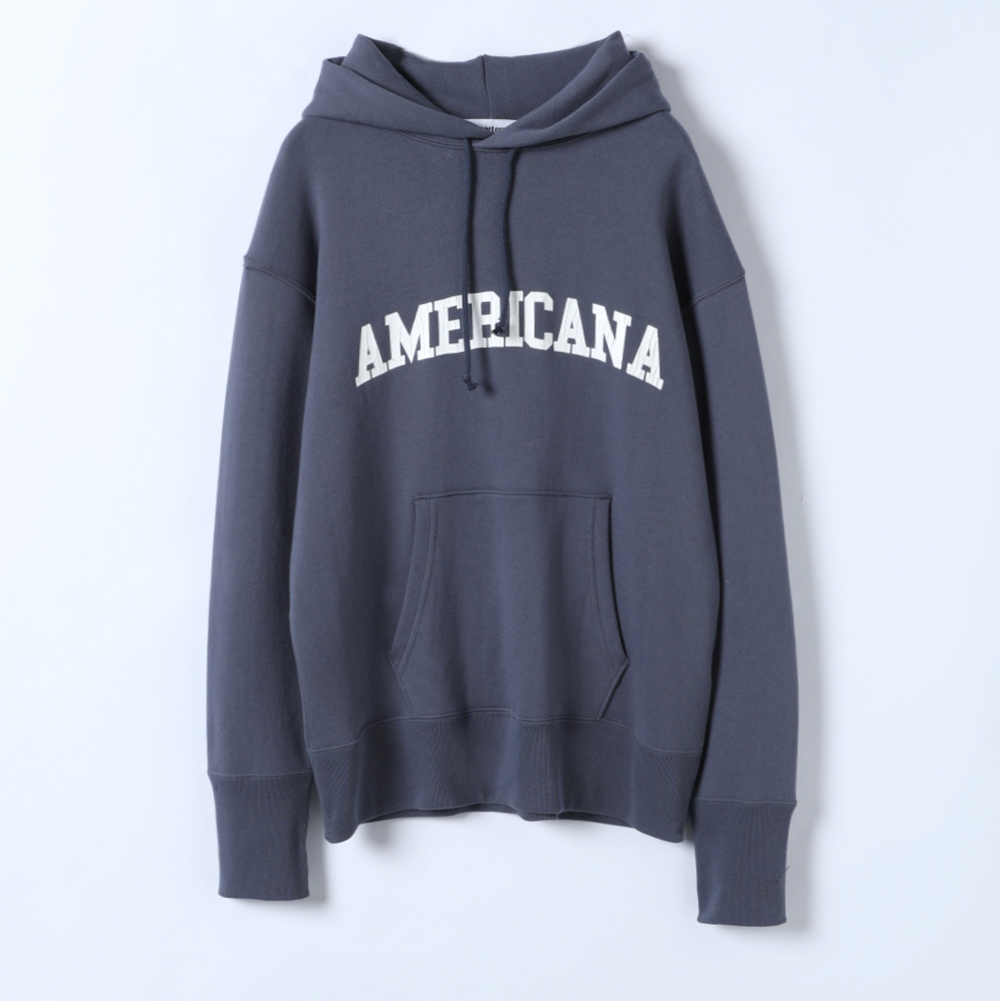 【定価2.6万】アパルトモン別注 Americana/アメリカーナ Logo Parka ネイビー★ロゴパーカーL'Appartementドゥーズィエムクラス_画像4