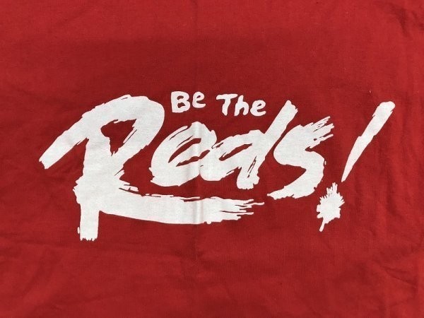 BE THE REDS！ メンズ プリント 半袖Tシャツ 赤の画像2