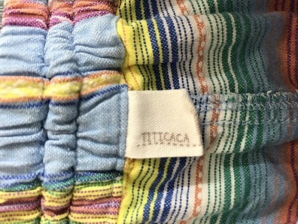 TITICACA Titicaca men's border Easy shorts F blue 