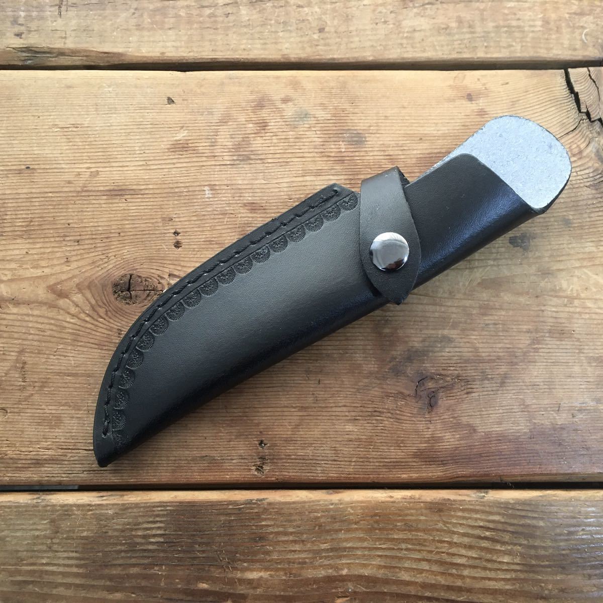 ★　モーラナイフ　コンパニオン　Morakniv Companion Heavy Duty　にピッタリの　レザーシース　　レザーケース　※　新品　未使用_画像5