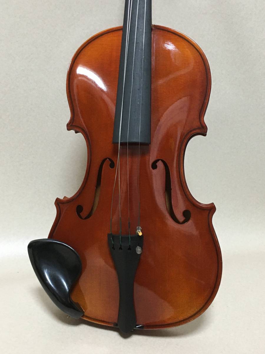 【B639】バイオリン　Copy of Joseph Guarnerius 4/４サイズ　チェコ製　弓　チェコスロバキア　ケース付_画像2