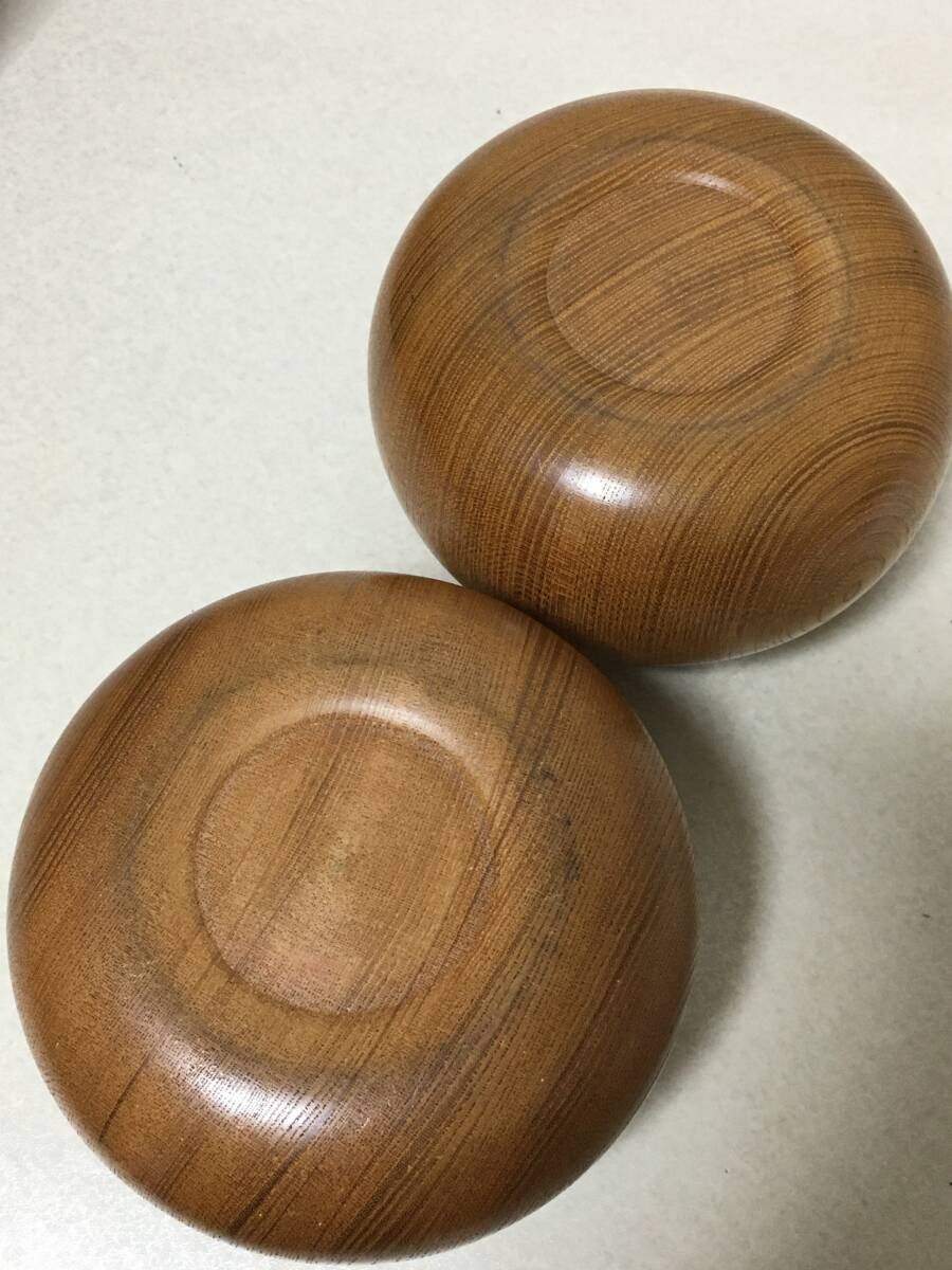 【B795】碁石 碁笥　棋笥　瀬越憲作 題　昭和22年　1947年　共箱　棋子盒　 囲碁 那智黒 　日向/雪白/本蛤/ハマグリ