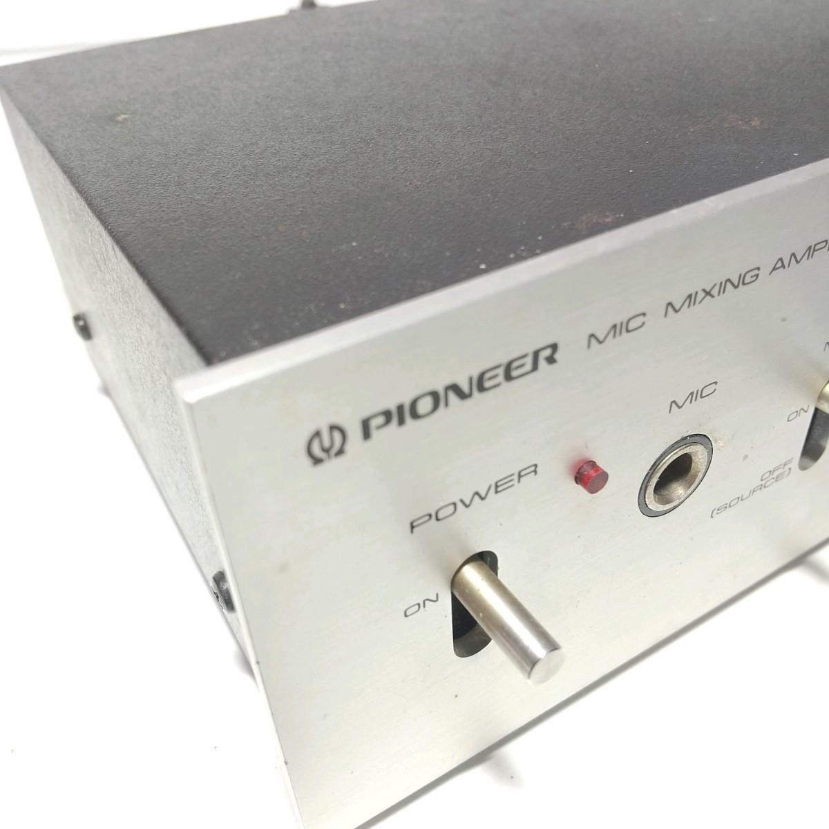 【通電確認済】Pioneer/パイオニア MA-10　MIC MIXING AMPLIFIER/マイクミキシングアンプ _画像6