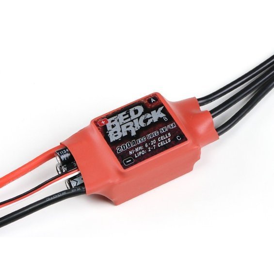 HobbyKing Red Brick 200A アンプ ESC V2スピードコントローラー