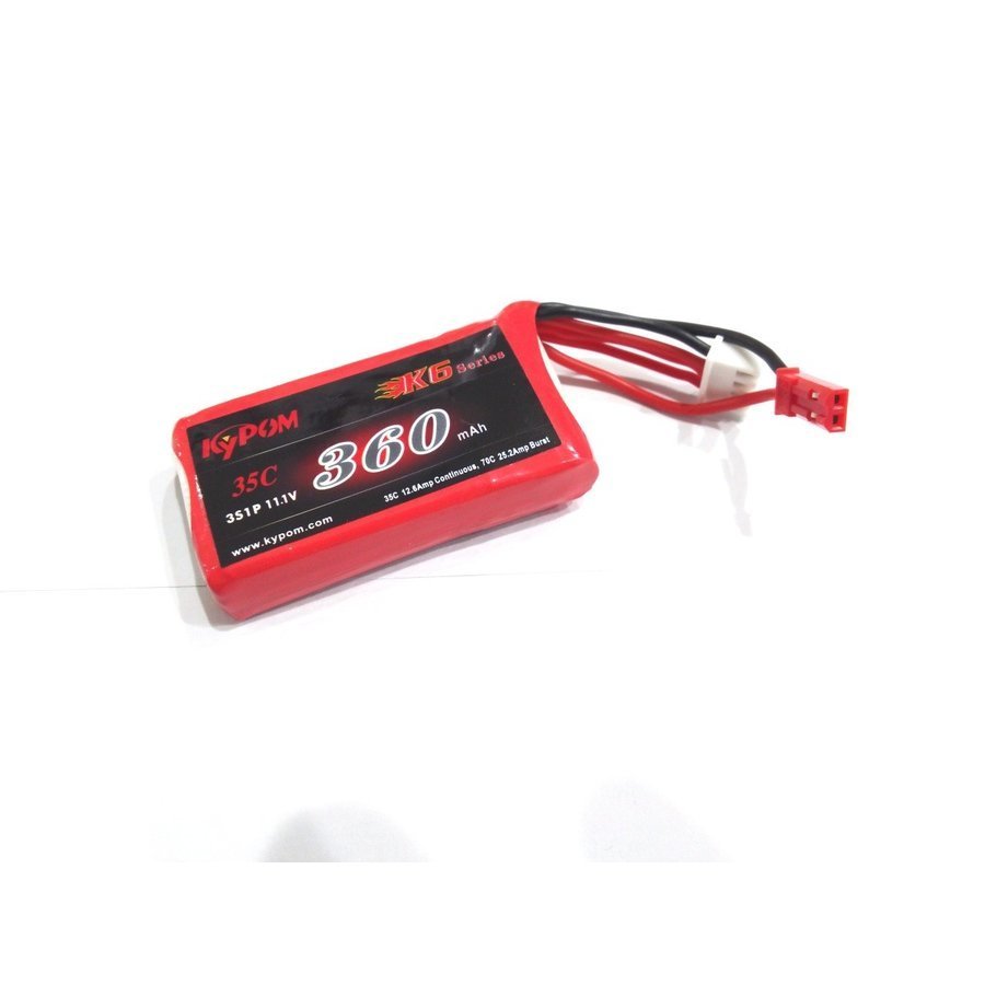 Kypom K6 11.1V 360mAh 35C70C リポ バッテリー★ホビーショップ青空_画像1