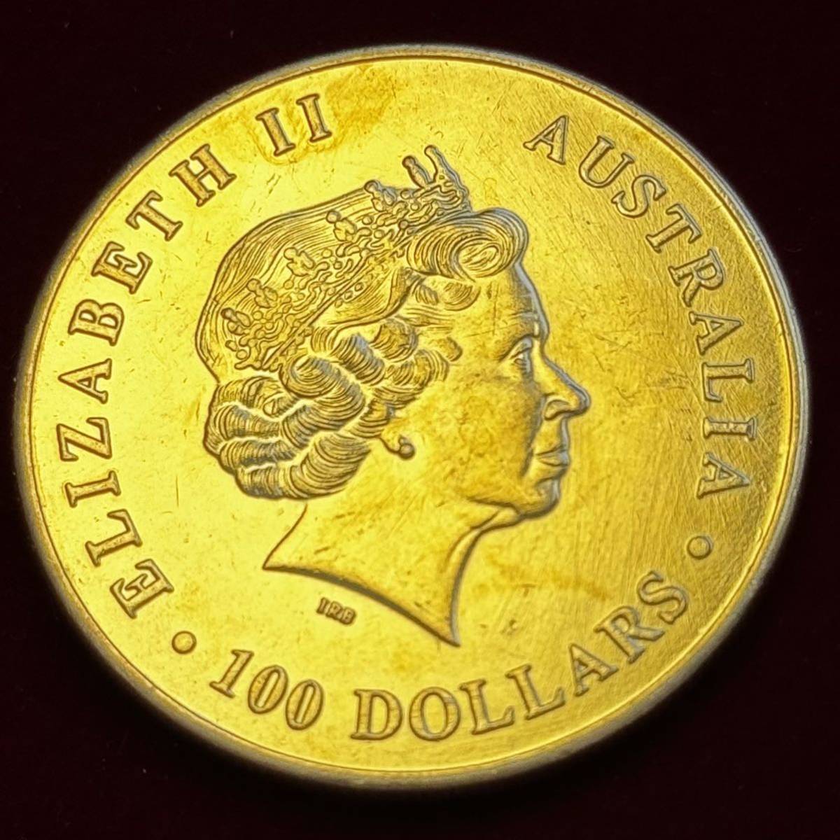 オーストラリア エリザベス2世 硬貨 古銭 2015年 カンガルー 月 記念幣 コイン 金貨 外国古銭 海外硬貨_画像1