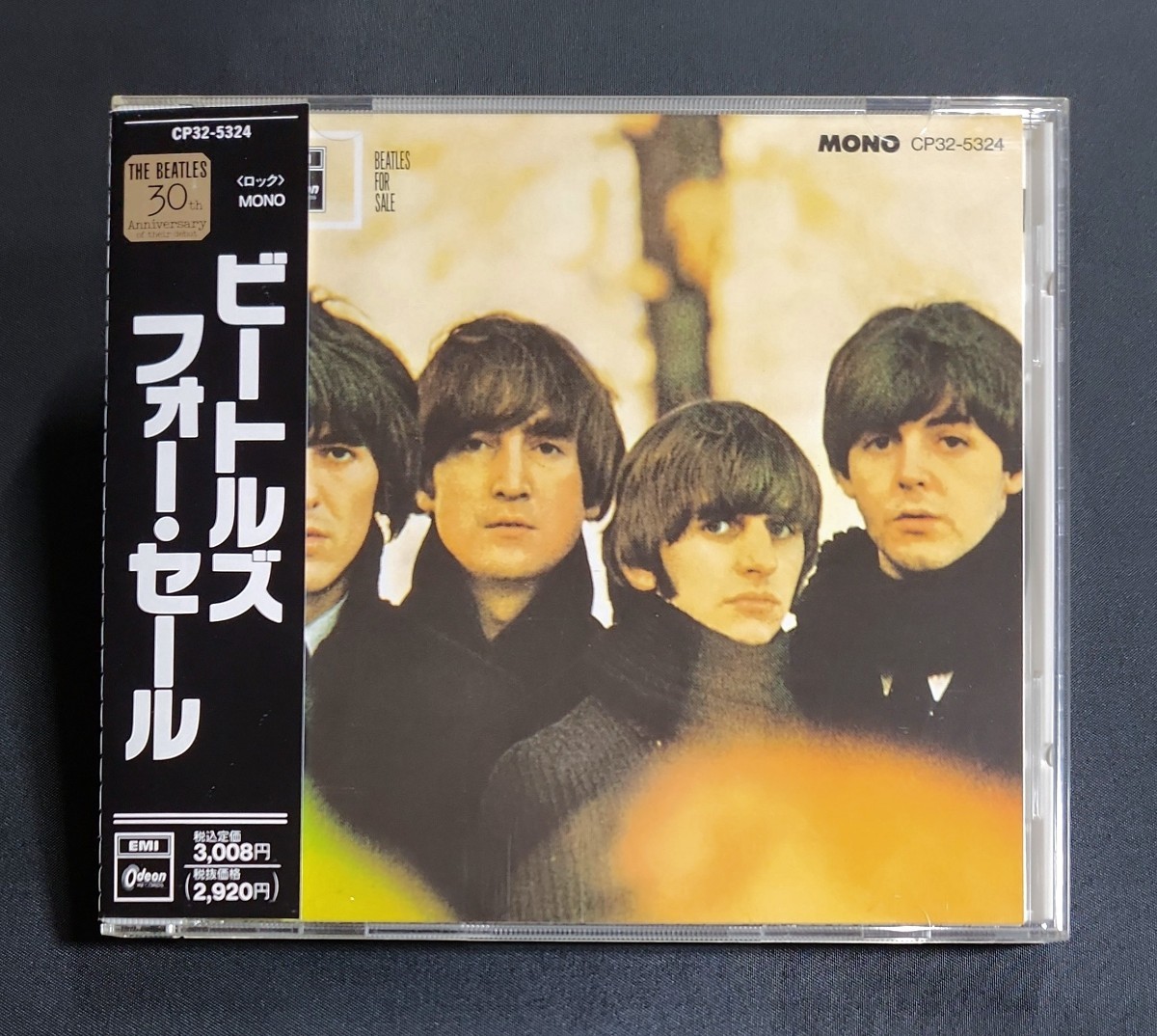 【CP32-5324/帯付】ザ・ビートルズ/ビートルズ・フォー・セール　3008円盤　黒帯　東芝EMI　The Beatles/Beatles for Sale_画像1
