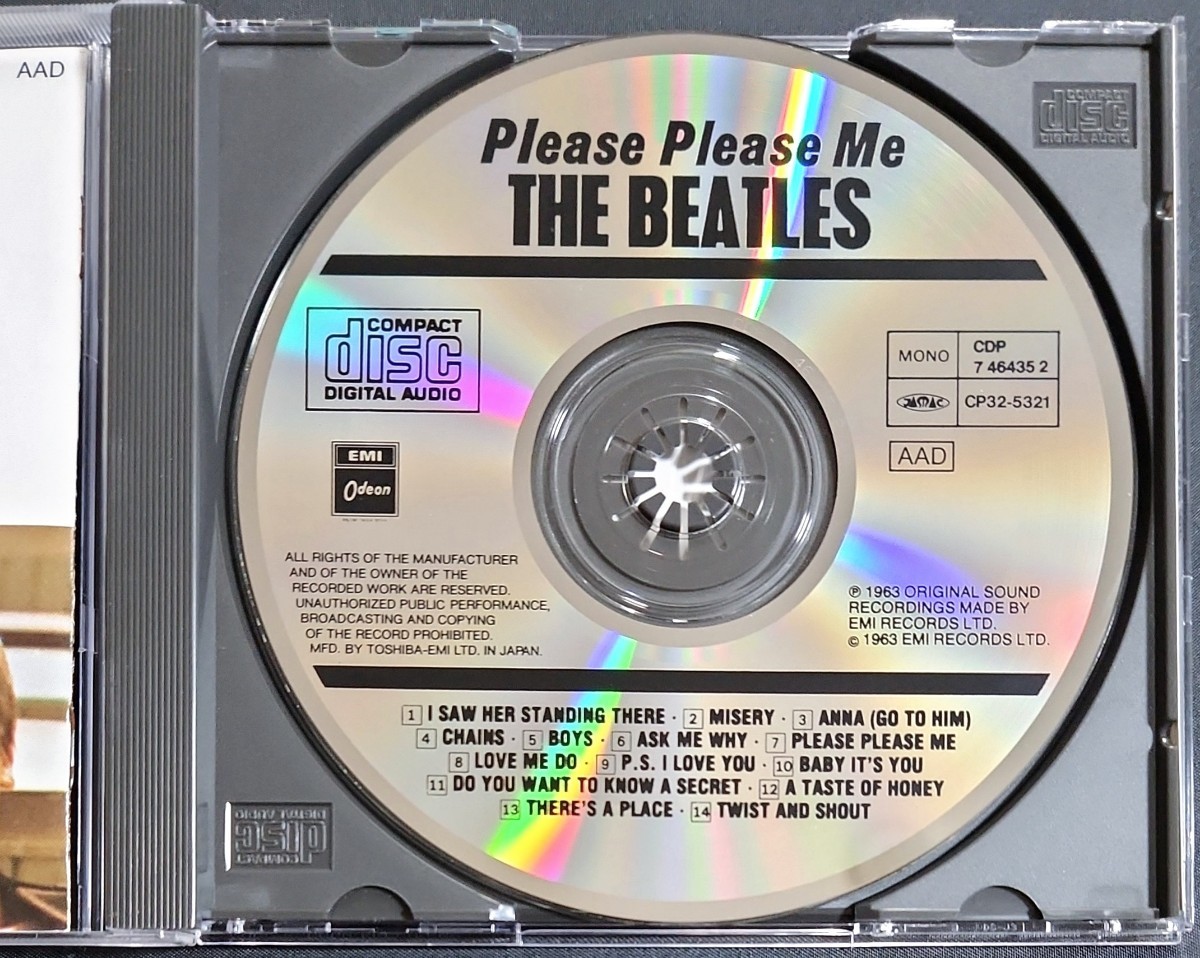 【CP32-5321/帯付】ザ・ビートルズ/プリーズ・プリーズ・ミー　3008円盤　東芝EMI　The Beatles/Please Please Me_画像5