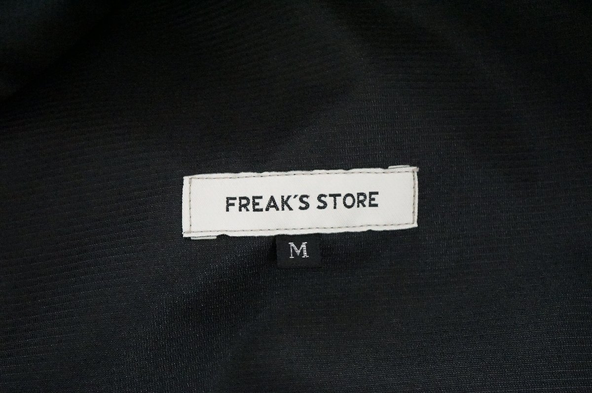 FREAK’S STORE フリークスストア 23AW Relax Fit Water Repellent Military Jacket リラックスフィット ミリタリージャケット ブラック M_画像5