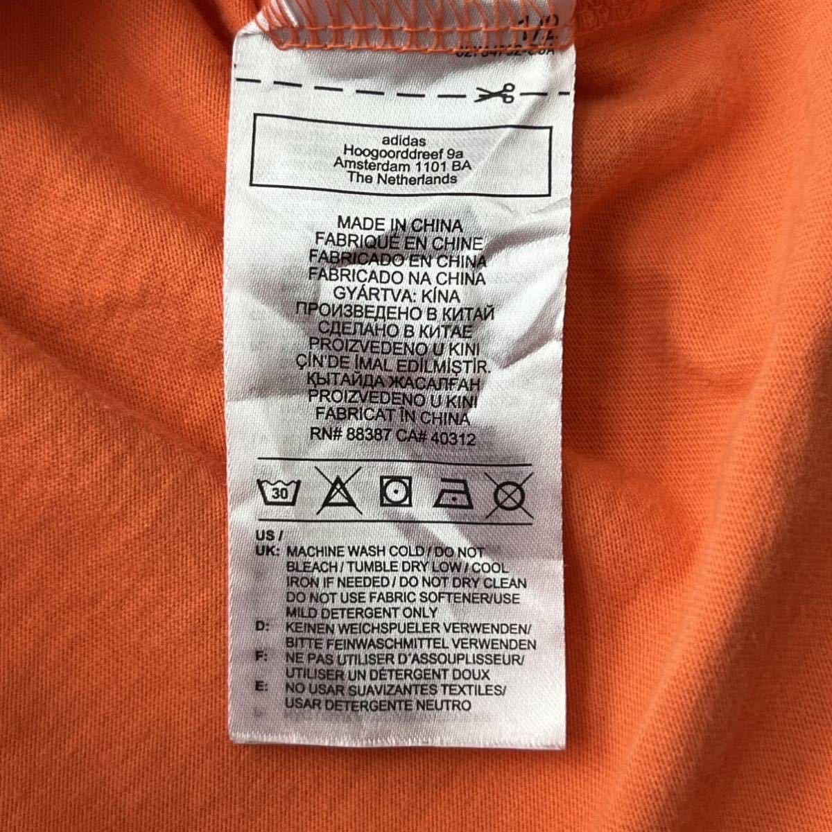 Tシャツ 半袖 アディダス adidas トレフォイル カラフル 古着 半袖Tシャツ UK2XLサイズ 送料込 ビッグサイズの画像7