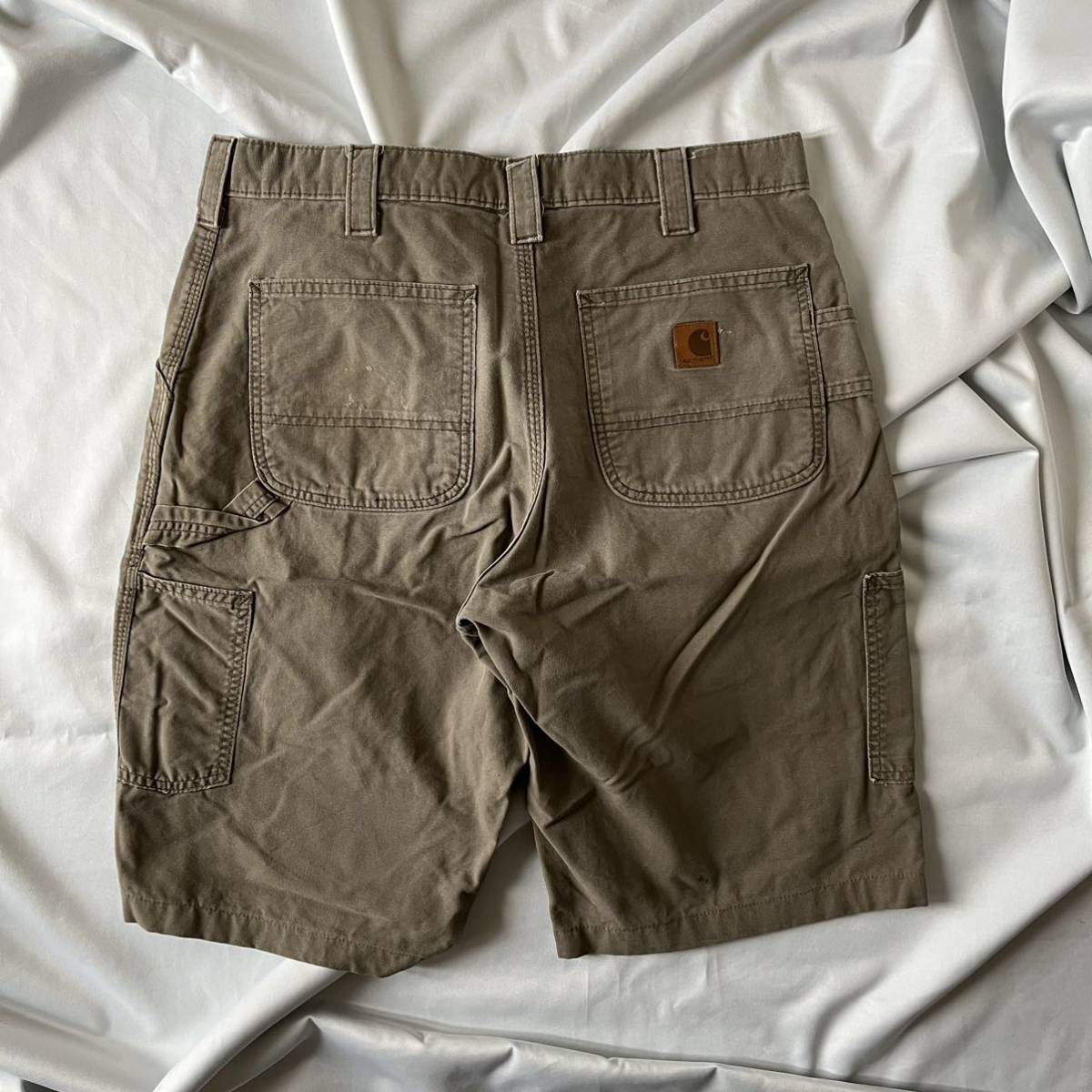 カーハート carhartt ショートパンツ ハーフパンツ 古着 ワーク ショーツ 送料込 34×32 コットン 綿