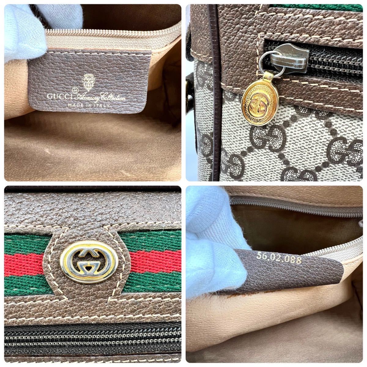 GUCCI グッチ　シェリーライン　GG柄　オールドグッチ　ショルダーバッグ