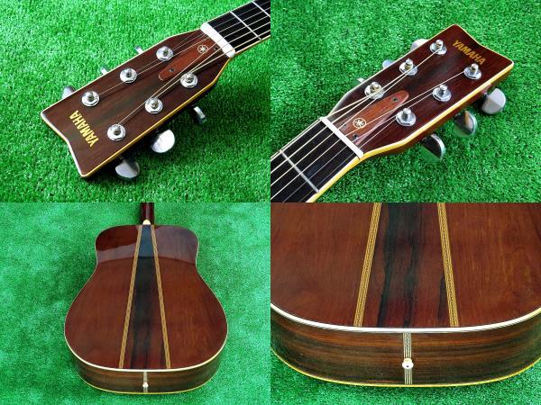 即決 YAMAHA FG-401 アコースティックギター オレンジラベルモデル 1970年代ヤマハ日本製オールドフォークギター アコギ用ハードケース付属_画像7