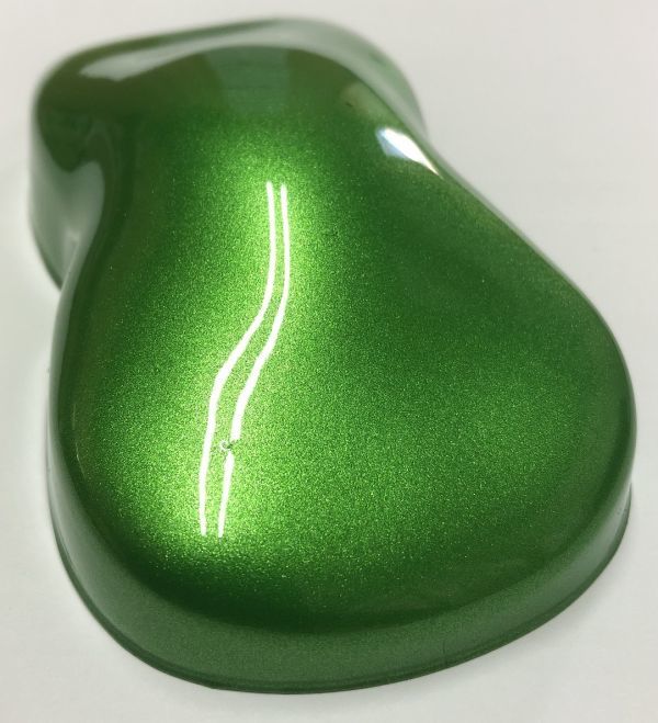 関西ペイント ＰＧ８０ ライムグリーンメタリックシャイン（極粗目） １．５ｋｇ ２液ウレタン塗料 カンペ　自動車用塗料_画像3