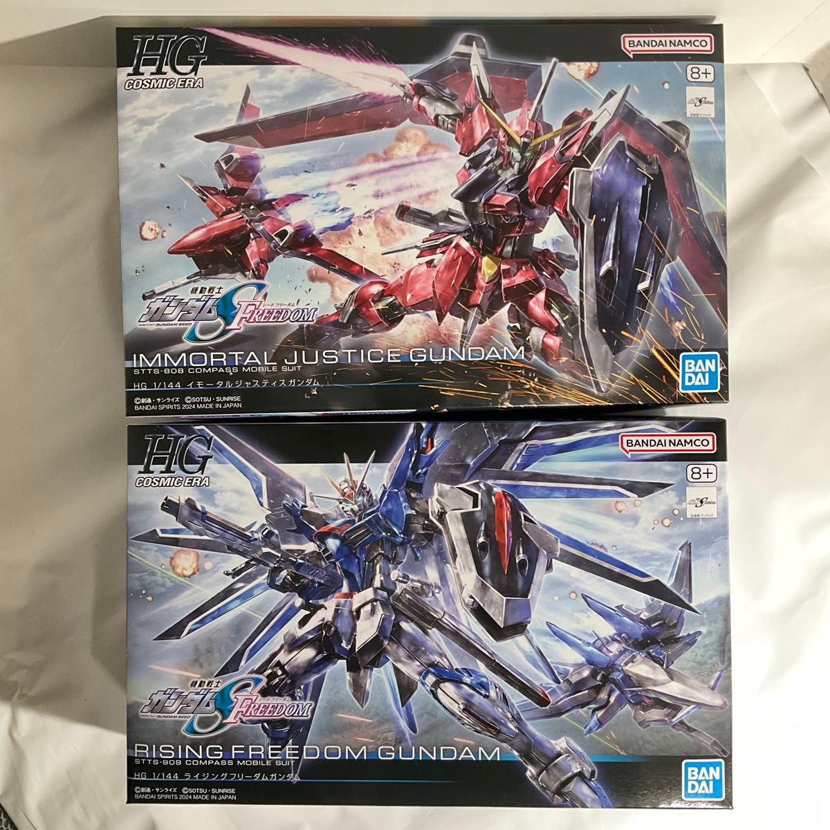 HG 1/144 ライジングフリーダムガンダム&イモータルジャスティス