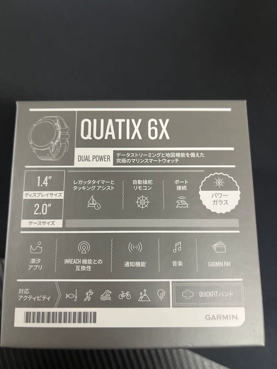ガーミン GARMIN スマートウォッチ ガーミン Quatix 6X Dual Power Black 新品未使用品_画像3