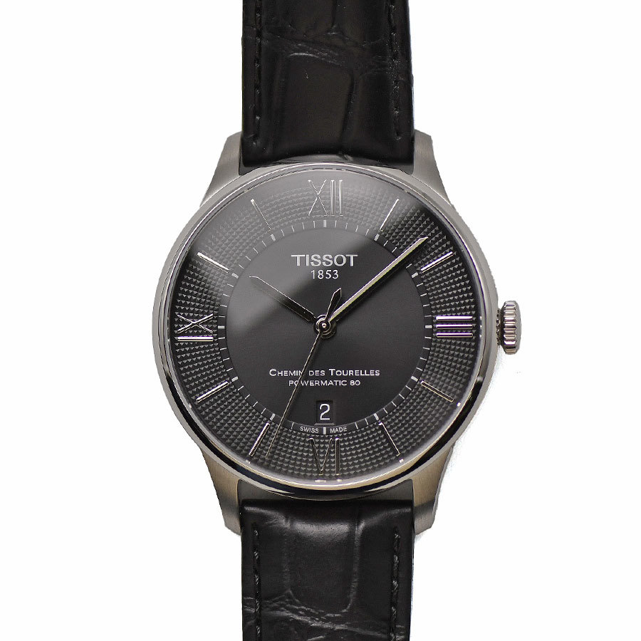 人気新品 トゥレル デ シュマン T-クラシック ティソ TISSOT オートマティック 中古 研磨仕上げ済み 腕時計 メンズ 自動巻 T099.407.16.058.00 ティソ